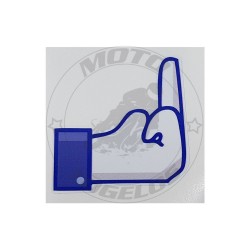 Αυτοκόλλητο Facebook Middle Finger 8x8