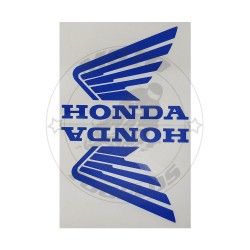 Αυτοκόλλητο Ανάγλυφο Honda Logo Γίγας Χρώμα Μπλε 18x11