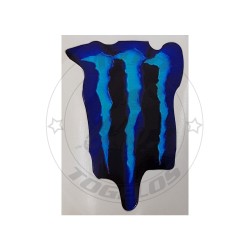 Αυτοκόλλητο Monster Χρώμα Μπλε 10x6