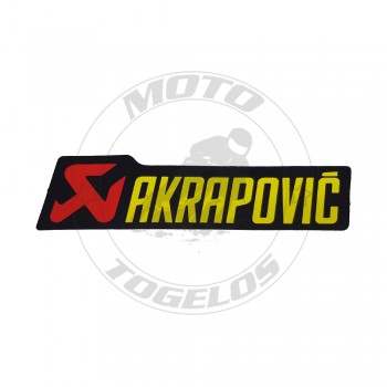 Αυτοκόλλητο Akrapovic Μεγάλο 4x17