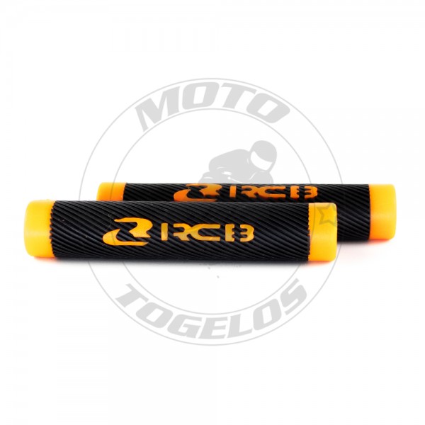 Προστατευτικά Καλύμματα Μανετών LG66 Χρώμα Πορτοκαλί-Μαύρο Racing Boy