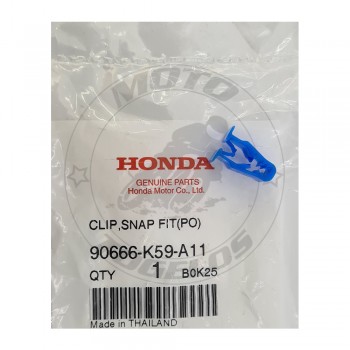 Κλιπ Πλαστικών Χρώμα Μπλε Γνήσιο Honda 90666-K59-A11HI
