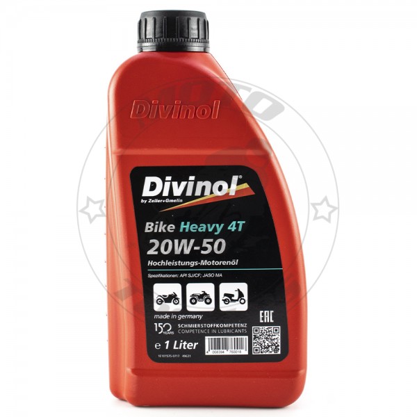 Λάδι Κινητήρα 20w-50 Mineral 4T Divinol 1Lt