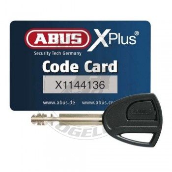 Κλειδαριά/Πέταλο 67HB/105050 Granit Χρώμα Κόκκινο Abus