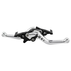 Μανέτες Ρυθμιζόμενες CNC Yamaha N-Max 125/155 Χρώμα Ασημί Roc