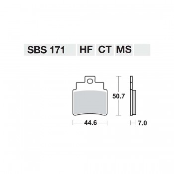 ΤΑΚΑΚΙΑ SBS 171HF FA355 SCOOTER 50-124CCM