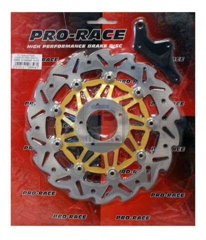 ΔΙΣΚΟΠΛΑΚΑ ΕΜΠΡΟΣ ΜΑΡΓΑΡΙΤΑ OVERSIZE SUPRA 300MM ΧΡΥΣΟ ΚΕΝΤΡΟ PRORACE
