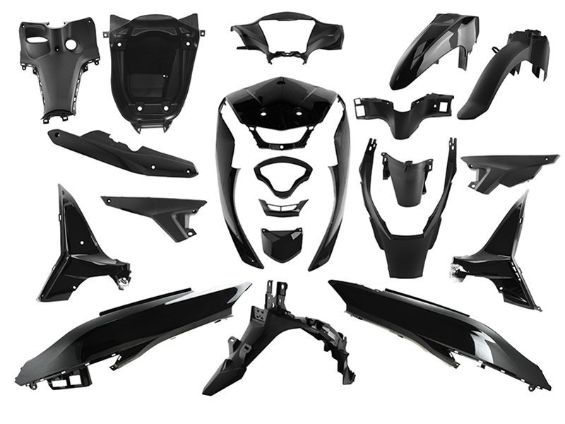 ΚΟΥΣΤΟΥΜΙ ΣΕΤ ΠΛΑΣΤΙΚΑ YAMAHA CRYPTON-S 115cc ΧΡΩΜΑ  ΜΑΥΡΟ