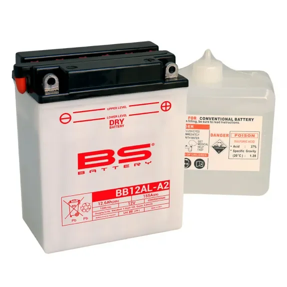 ΜΠΑΤΑΡΙΑ  BB12AL-A2 (YB12AL-A2) BS BATTERY ΚΛΕΙΣΤΟΥ ΤΥΠΟΥ ΜΕ ΥΓΡΑ