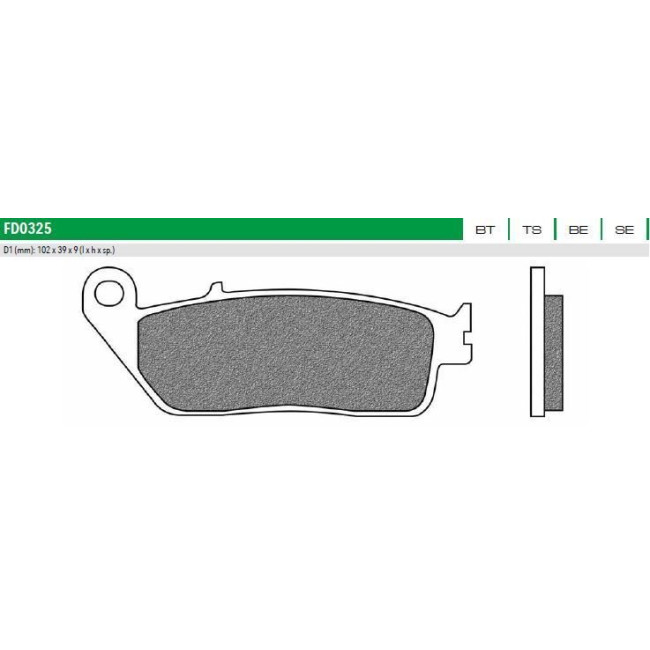 ΤΑΚΑΚΙΑ ΕΜΠΡΟΣ KYMCO DOWNTOWN NEWFREN FD0325BE1 (FA142)