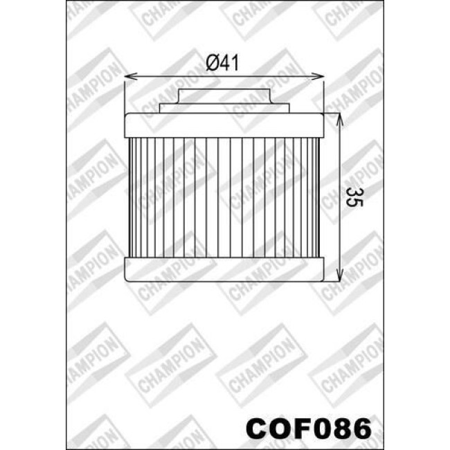 ΦΙΛΤΡΟ ΛΑΔΙΟΥ CHAMPION COF086