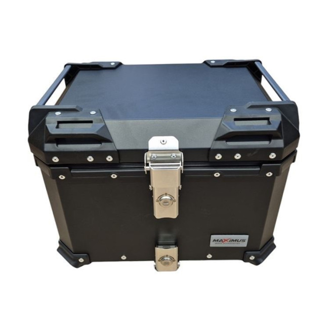 ΒΑΛΙΤΣΑ/ΜΠΑΓΚΑΖΙΕΡΑ ΜΟΤΟ 45 Λίτρα MX703 ΑΛΟΥΜΙΝΙΟΥ ΤΕΤΡΑΓΩΝΗ ΜΑΥΡΗ ΜΕ ΜΑΞΙΛΑΡΑΚΙ