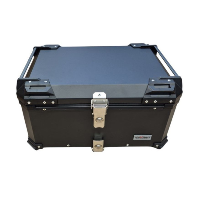 ΒΑΛΙΤΣΑ/ΜΠΑΓΚΑΖΙΕΡΑ ΜΟΤΟ 65 Λίτρα MX705 ΑΛΟΥΜΙΝΙΟΥ ΤΕΤΡΑΓΩΝΗ ΜΑΥΡΗ ΜΕ ΜΑΞΙΛΑΡΑΚΙ