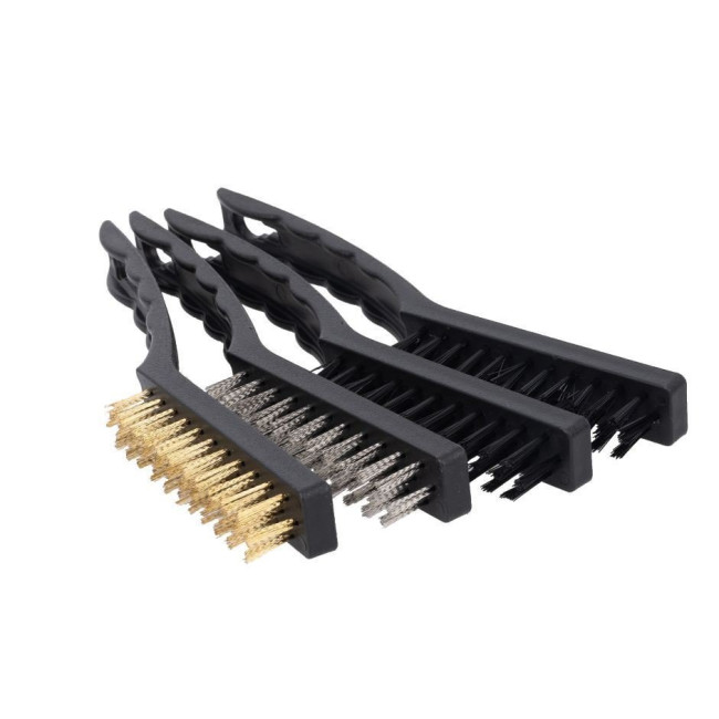 ΒΟΥΡΤΣΕΣ ΣΥΡΜΑΤΙΝΕΣ ΣΕΤ 4τμχ Wire Brush Set OXFORD OX340