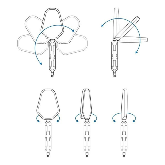 ΚΑΘΡΕΠΤΕΣ ΣΕΤ 2 ΤΕΜΑΧΙΑ Trail Mirror Kit   OXFORD OX515