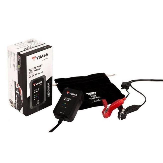 ΦΟΡΤΙΣΤΗΣ ΣΥΝΤΗΡΗΤΗΣ ΜΠΑΤΑΡΙΑΣ ΕΞΥΠΝΟΣ 6V/12V 1.5A ΓΙΑ ΜΟΤΟ YUASA