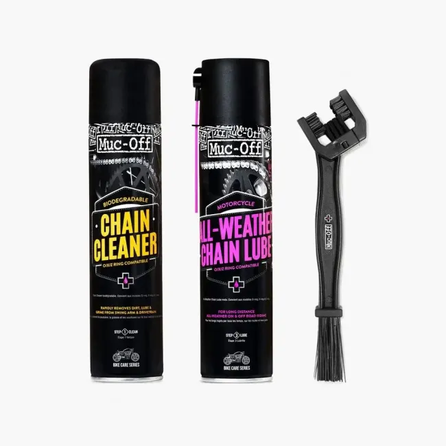 ΚΙΤ ΣΠΡΕΥ ΑΛΥΣΙΔΑΣ + ΒΟΥΡΤΣΑ MUC OFF CHAIN CARE KIT