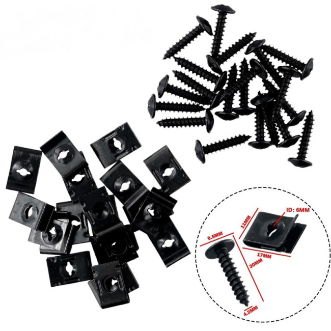 ΒΙΔΕΣ ΦΕΡΙΝΓΚ & ΚΛΙΠΣ (10+10) ΣΕΤ ROC