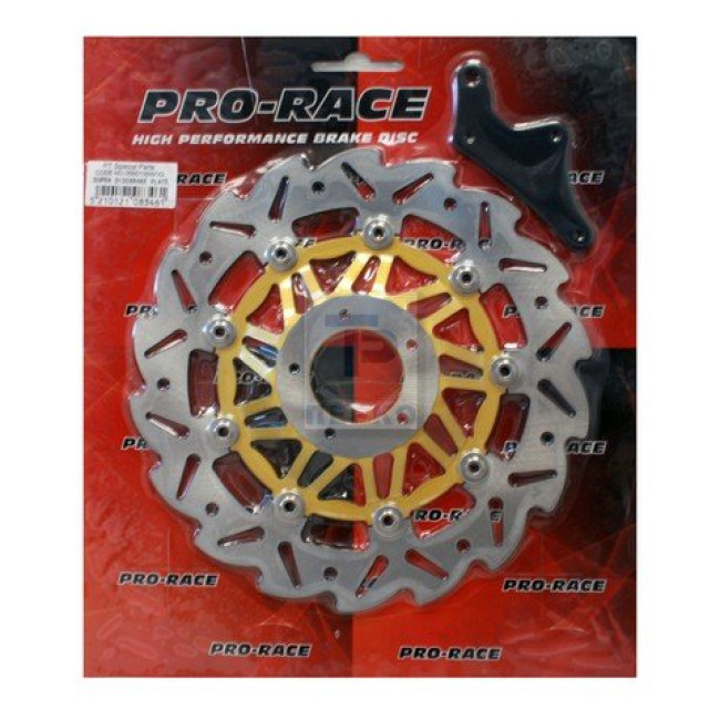ΔΙΣΚΟΠΛΑΚΑ ΕΜΠΡΟΣ ΜΑΡΓΑΡΙΤΑ OVERSIZE SUPRA 300MM ΧΡΥΣΟ ΚΕΝΤΡΟ PRORACE