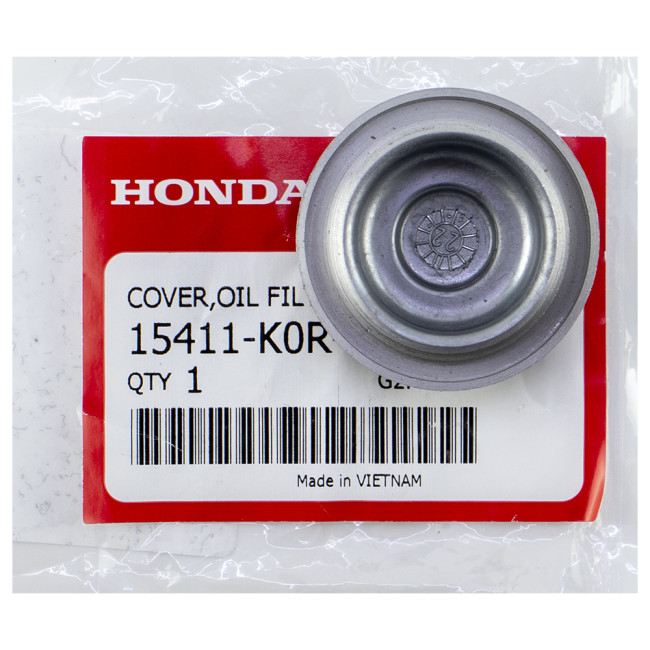 ΤΑΠΑ/ΒΙΔΑ ΦΙΛΤΡΟΥ ΛΑΔΙΟΥ (ΣΙΤΑ) PCX 125 21-22 ΓΝΗΣΙΑ HONDA 15411-K0R-V00