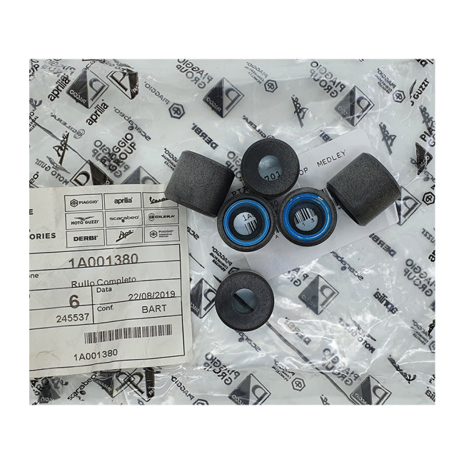 ΡΟΛΛΕΡ ΦΥΓΟΚΕΝΤΡΙΚΟΥ 6TEM SET MEDLEY 125/150 19X17X12GR ΓΝΗΣΙΑ PIAGGIO 1A001380