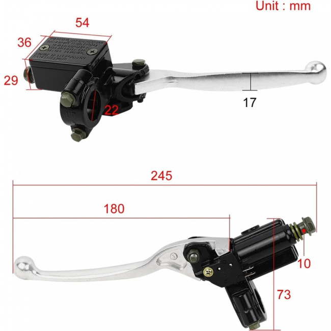 ΤΡΟΜΠΑ ΕΜΠΡΟΣ ΦΡΕΝΟΥ ΕΜΠΡΟΣ XR250/400/600 BELTA