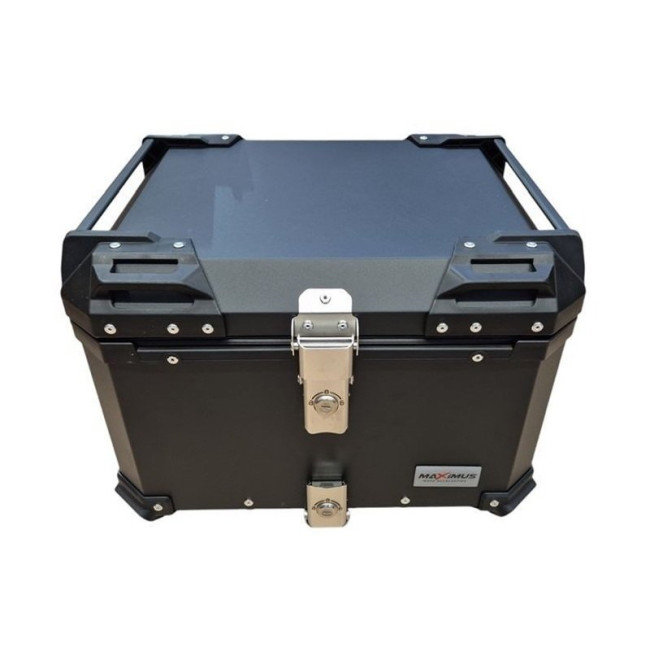 ΒΑΛΙΤΣΑ/ΜΠΑΓΚΑΖΙΕΡΑ ΜΟΤΟ 57 Λίτρα MX703 ΑΛΟΥΜΙΝΙΟΥ ΤΕΤΡΑΓΩΝΗ ΜΑΥΡΗ ΜΕ ΜΑΞΙΛΑΡΑΚΙ