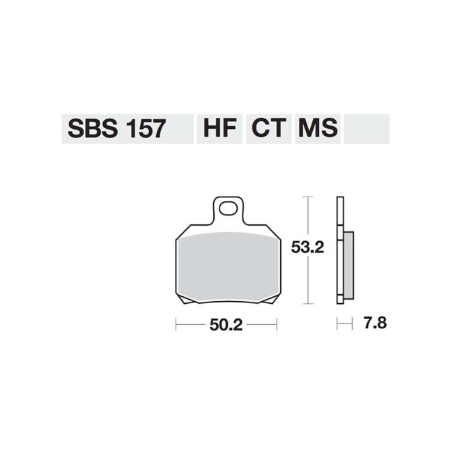 ΤΑΚΑΚΙΑ SBS 157MS FA266 MAXI SCOOTER 250-600CCM