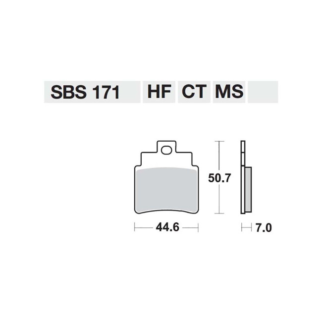 ΤΑΚΑΚΙΑ SBS 171HF FA355 SCOOTER 50-124CCM