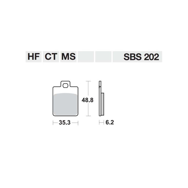 ΤΑΚΑΚΙΑ SBS 202HF FA260 SCOOTER 50-124CCM