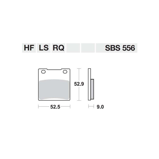 ΤΑΚΑΚΙΑ SBS 556HF FA63-FA161 STD FR/RR
