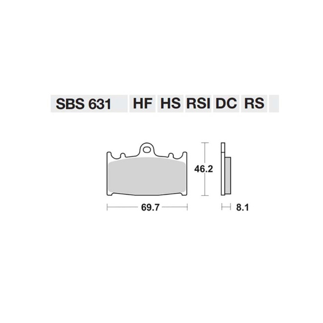 ΤΑΚΑΚΙΑ SBS 631HS FA158 FR