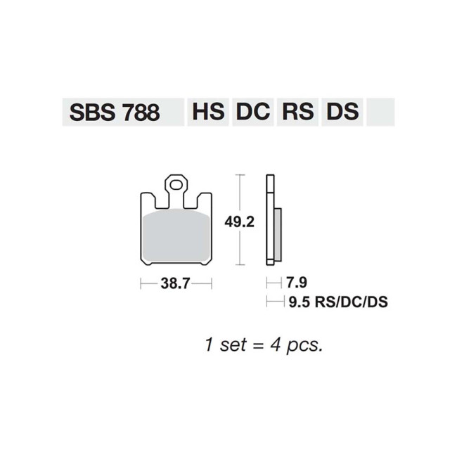 ΤΑΚΑΚΙΑ SBS 788HS FA369 FR
