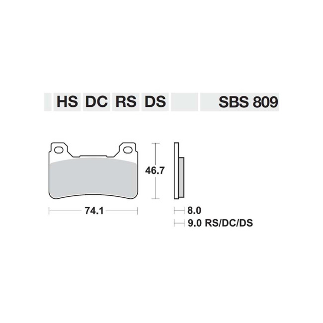 ΤΑΚΑΚΙΑ SBS 809HS FA390 FR