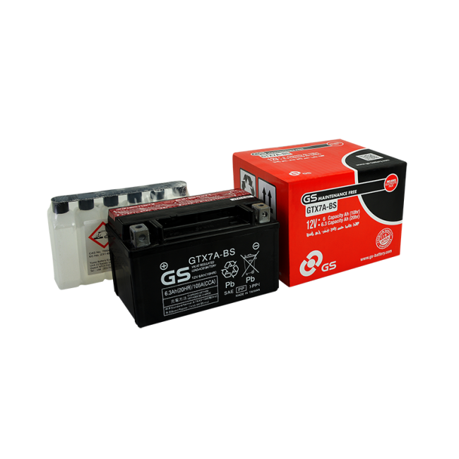 ΜΠΑΤΑΡΙΑ GS GTX7A-BS (+-) TAIWAN  (YTX7A-BS)