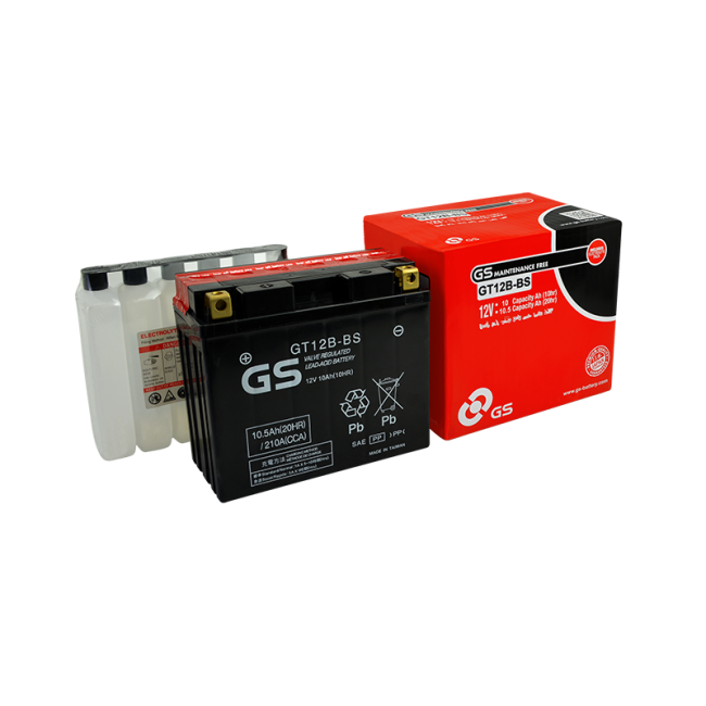 ΜΠΑΤΑΡΙΑ GS GT12B-BS (+-) ΚΛΕΙΣΤΟΥ ΤΥΠΟΥ