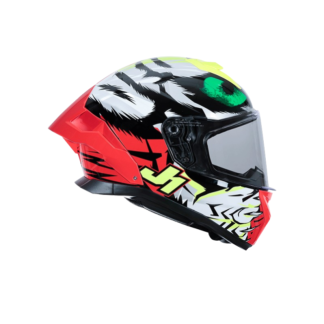 ΚΡΑΝΟΣ JUST1 FF J-STR DEMONIC  RED/YELLOW/BLACK GLOSS