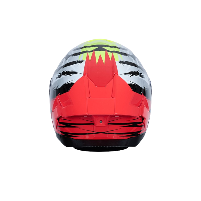 ΚΡΑΝΟΣ JUST1 FF J-STR DEMONIC  RED/YELLOW/BLACK GLOSS