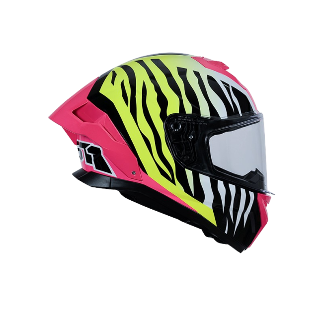 ΚΡΑΝΟΣ JUST1 FF J-STR TIGER PINK/YELLOW/BLACK GLOSS