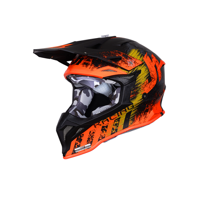 ΚΡΑΝΟΣ JUST1 OFF J-39 STORM  ORANGE/SAND/BLACK MATT  ΜΕΓΕΘΟΣ X-LARGE