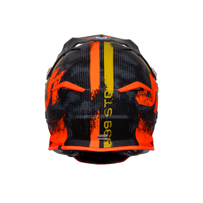 ΚΡΑΝΟΣ JUST1 OFF J-39 STORM  ORANGE/SAND/BLACK MATT  ΜΕΓΕΘΟΣ X-LARGE