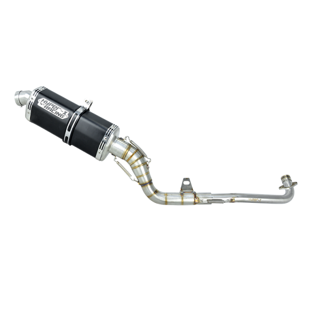 Εξάτμιση  μαύρο τελικό Honda C50 / Astrea Grand 100 / Supra 100 HYPER-X Racing Φ51 High Up