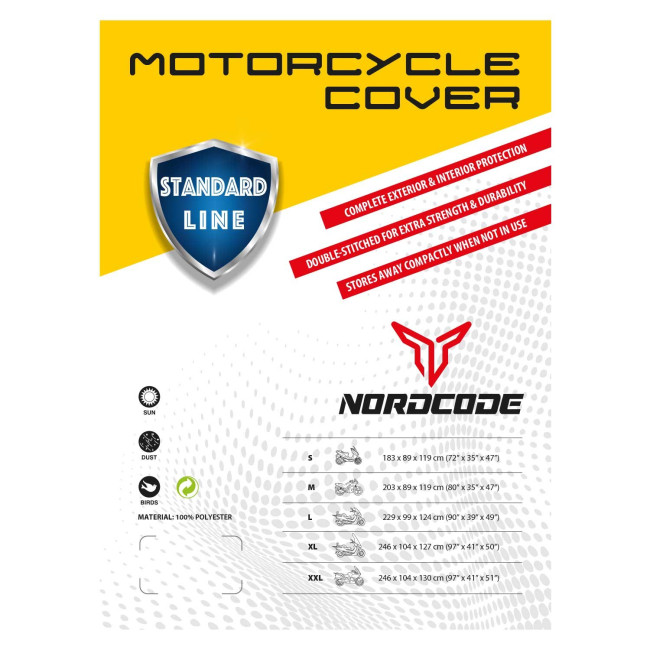 ΚΟΥΚΟΥΛΑ ΜΟΤΟ ΑΣΗΜΙ STANDARD NORDCODE LARGE