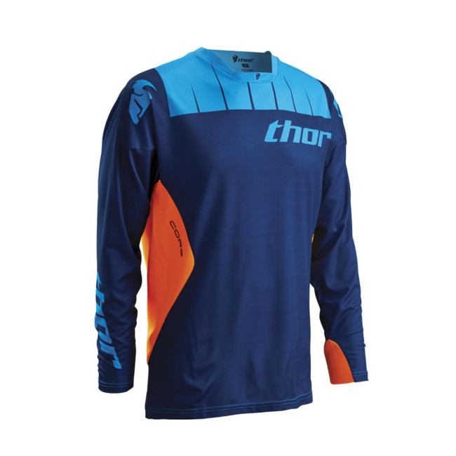 ΜΠΛΟΥΖΑ THOR CORE S6 LONG SLEEVE JERSEY CONTRO BLUE ΜΕΓΕΘΟΣ LARGE