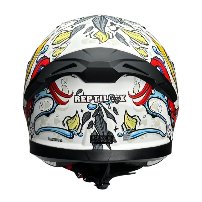 Κράνος Pilot Snake SV Reptile-X άσπρο gloss + Extra Visor