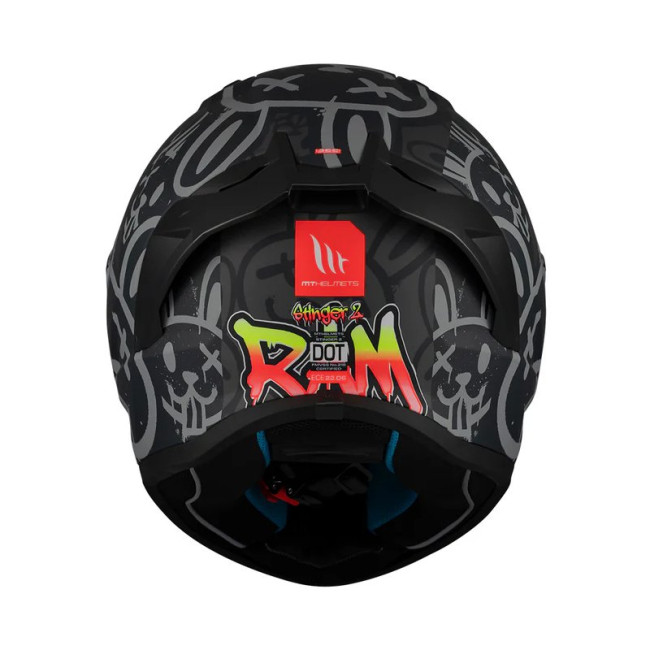 Κράνος MT Stinger 2 Ram F1 μαύρο ματ