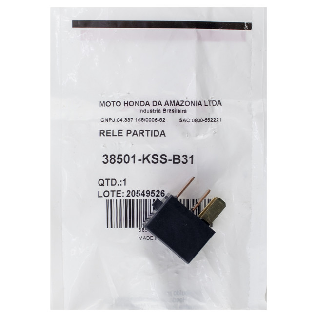 ΡΕΛΕ MICRO ISO 4P ΓΝΗΣΙΟ HONDA 38501-KSS-B31