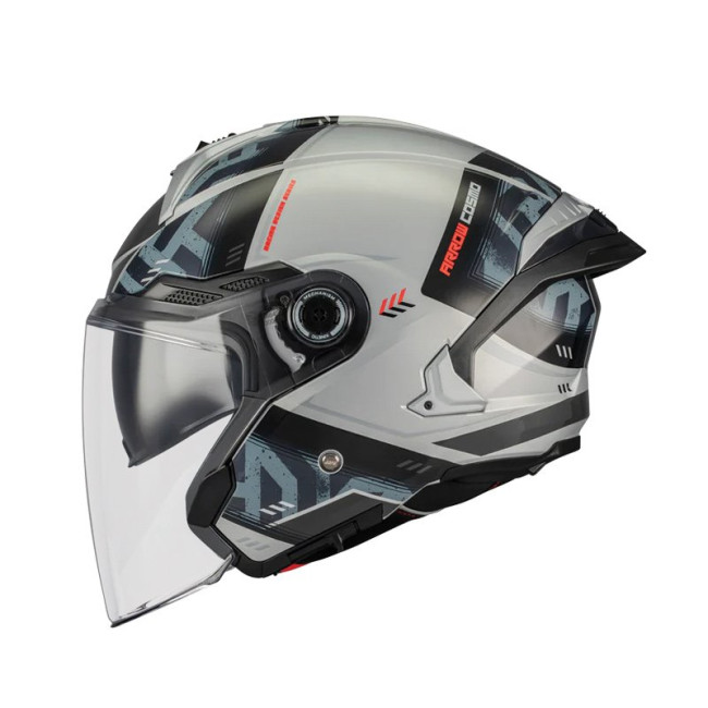 Κράνος MT Cosmo SV S Arrow C2 γκρι/σκούρο γκρι gloss