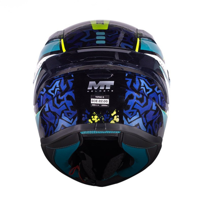 Κράνος MT Targo S Outside B6 μαύρο/fluo gloss