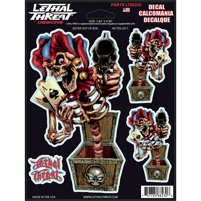 ΑΥΤΟΚΟΛΛΗΤΟ DECAL JESTER OUT  OF FOX
